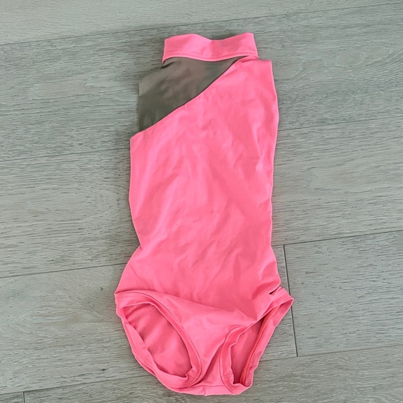 Five Dancewear Pinkish coral leotard YXL
